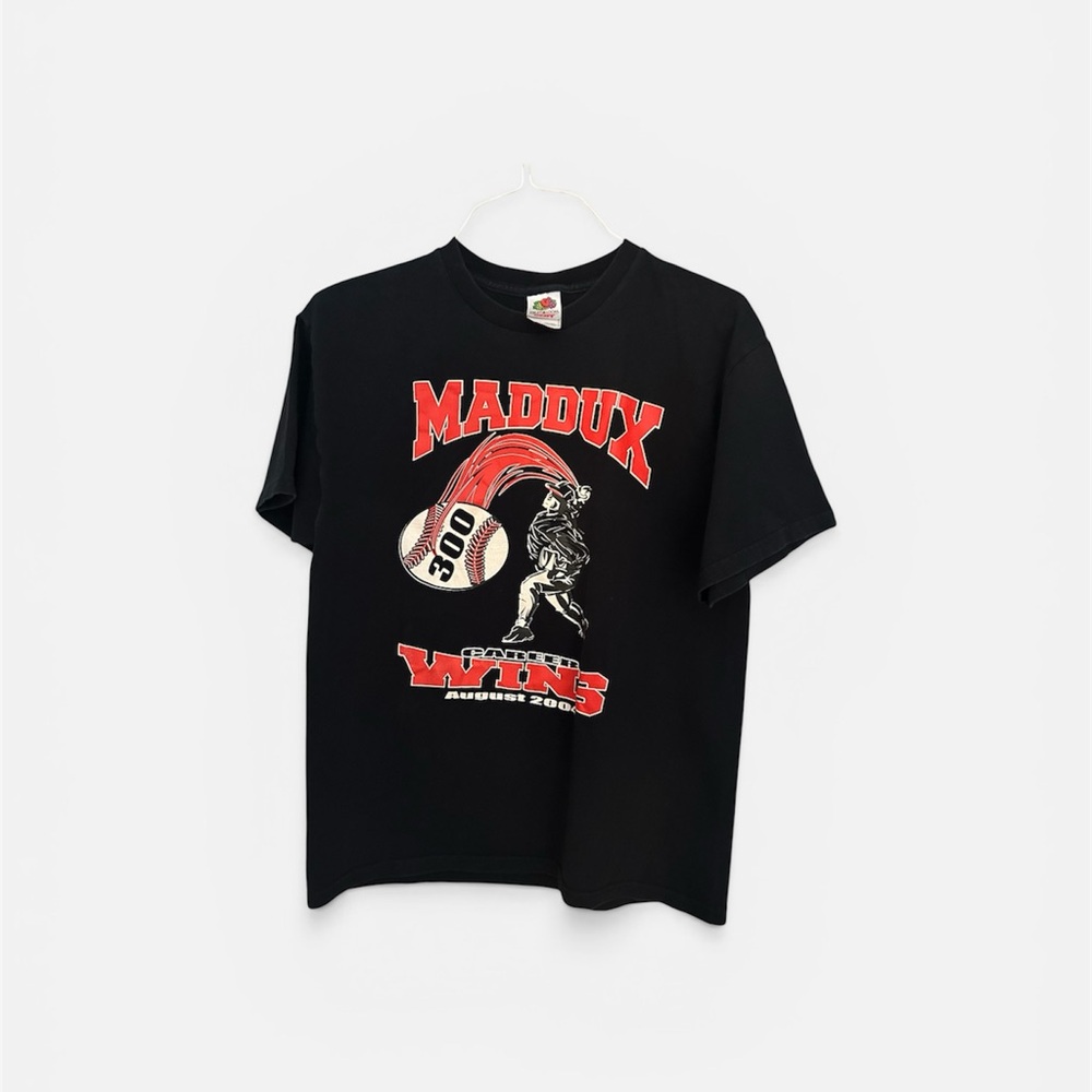 Chicago Cubs Greg Maddox 300 Win Vintage Baseball Tee Y2K Men’s LG